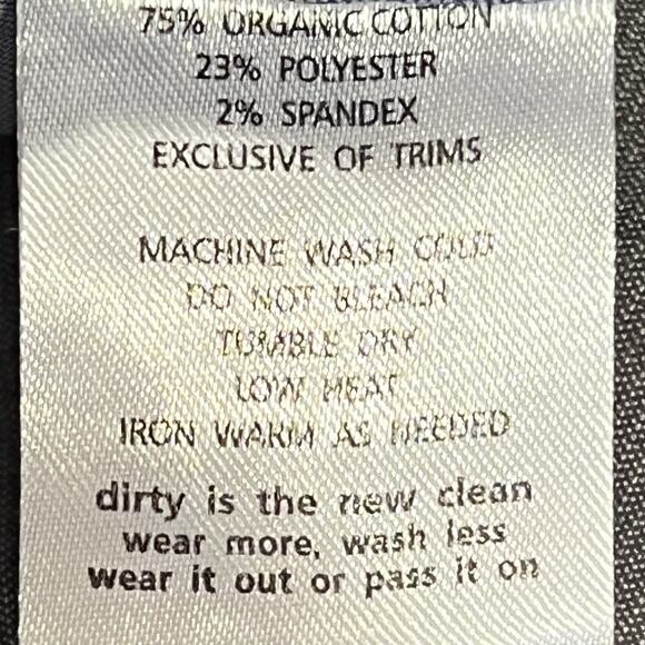 TOAD & CO Corduroy Pants Straight Leg Organic Cotton Gray Casual Women's Size 12 - Picture 13 of 16